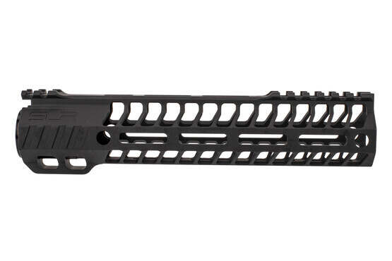 SLR Rifleworks 9.5" HELIX AR-15 handguard with interrupted top rail features M-LOK on four sides and a black finish
